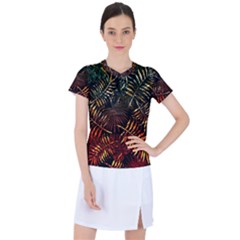 Tropical Leaves Women s Sports Top by goljakoff