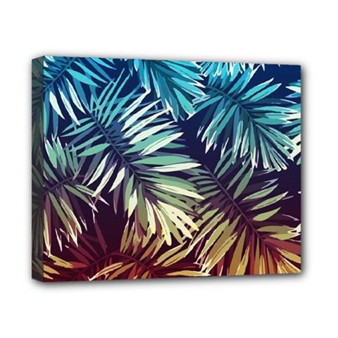 Tropic Leaves Canvas 10  X 8  (stretched) by goljakoff