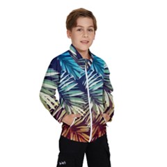 Tropic Leaves Kids  Windbreaker by goljakoff