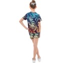 Tropic leaves Kids  Mesh Tee and Shorts Set View2