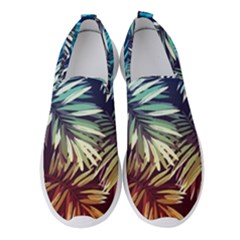 Tropic Leaves Women s Slip On Sneakers by goljakoff