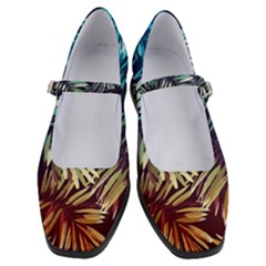 Tropic Leaves Women s Mary Jane Shoes by goljakoff