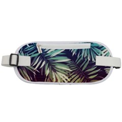 Tropic Leaves Rounded Waist Pouch by goljakoff