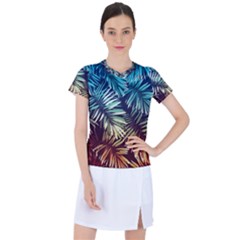 Tropic Leaves Women s Sports Top by goljakoff