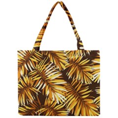 Golden Leaves Mini Tote Bag by goljakoff