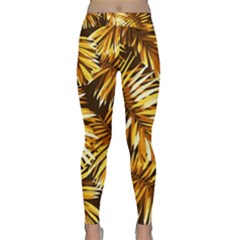 Golden Leaves Classic Yoga Leggings by goljakoff