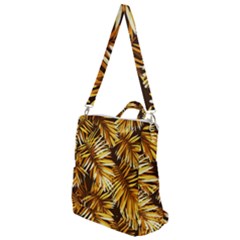 Golden Leaves Crossbody Backpack by goljakoff