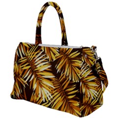 Golden Leaves Duffel Travel Bag by goljakoff