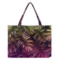 Purple leaves Medium Tote Bag View1