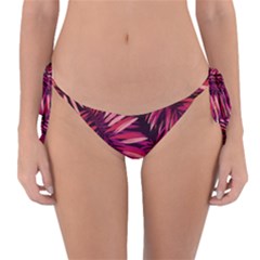 Pink Leaves Reversible Bikini Bottom by goljakoff