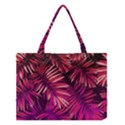 Pink leaves Medium Tote Bag View1