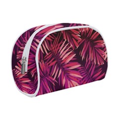 Pink leaves Makeup Case (Small)