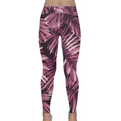 Rose Leaves Classic Yoga Leggings by goljakoff