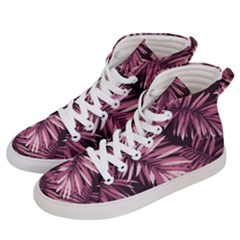 Rose Leaves Men s Hi-top Skate Sneakers by goljakoff