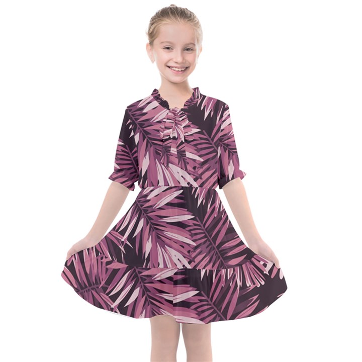 Rose leaves Kids  All Frills Chiffon Dress