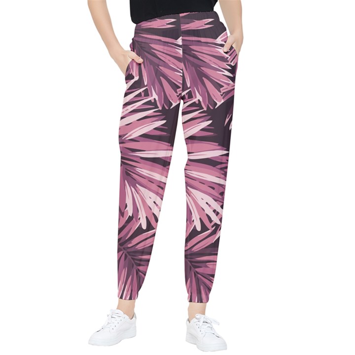 Rose leaves Tapered Pants