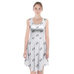 American Football Ball Motif Print Pattern Racerback Midi Dress by dflcprintsclothing