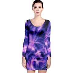 Plasma Hug Long Sleeve Bodycon Dress by MRNStudios