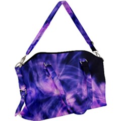 Plasma Hug Canvas Crossbody Bag by MRNStudios