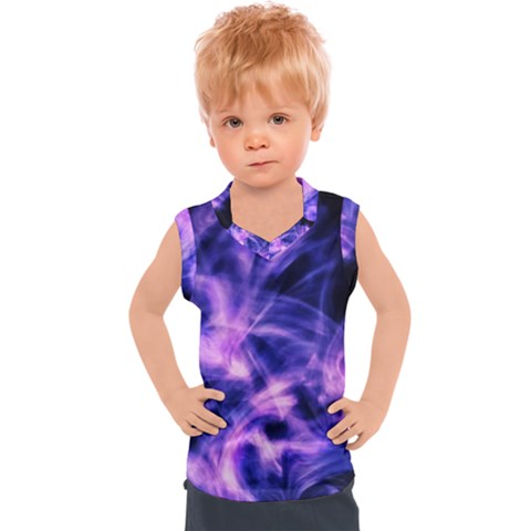 Plasma Hug Kids  Sport Tank Top by MRNStudios