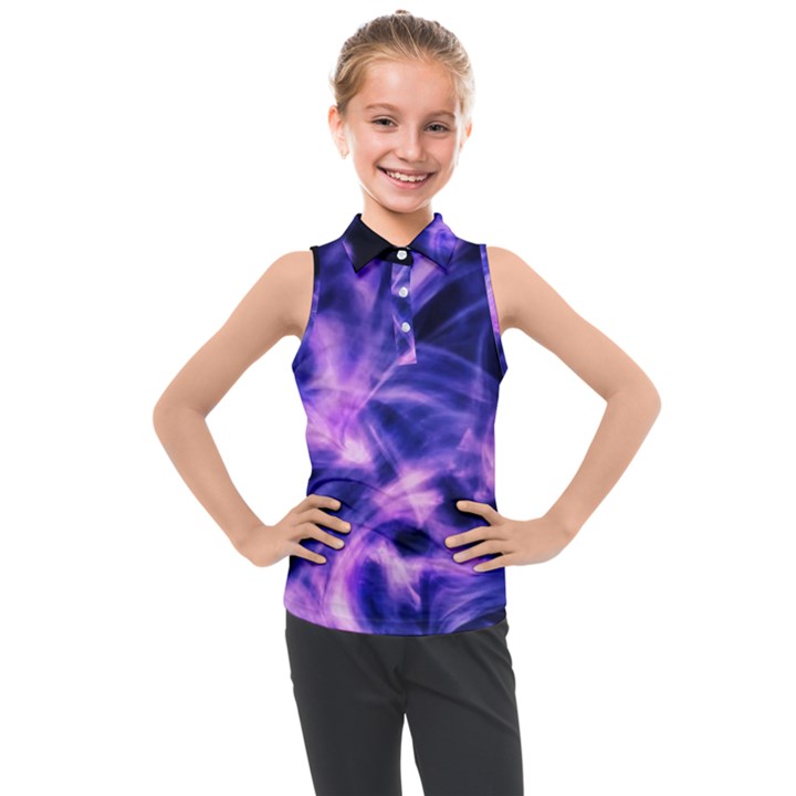 Plasma Hug Kids  Sleeveless Polo Tee