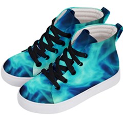 Glow Bomb  Kids  Hi-top Skate Sneakers by MRNStudios