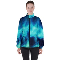 Glow Bomb  Women s High Neck Windbreaker by MRNStudios