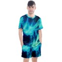 Glow Bomb  Men s Mesh Tee and Shorts Set View1