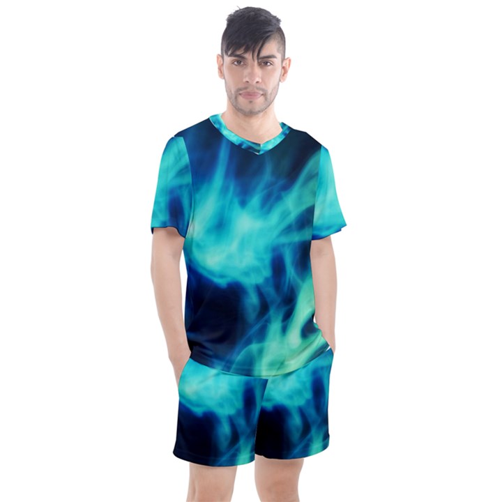 Glow Bomb  Men s Mesh Tee and Shorts Set