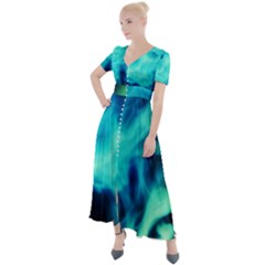 Glow Bomb  Button Up Short Sleeve Maxi Dress by MRNStudios