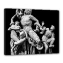 Laocoon Sculpture Over Black Canvas 20  x 16  (Stretched) View1