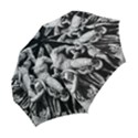 Laocoon Sculpture Over Black Folding Umbrellas View2