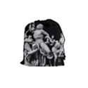 Laocoon Sculpture Over Black Drawstring Pouch (Medium) View1