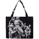 Laocoon Sculpture Over Black Mini Tote Bag View1