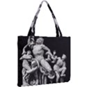 Laocoon Sculpture Over Black Mini Tote Bag View2