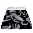 Laocoon Sculpture Over Black Fitted Sheet (Queen Size) View1