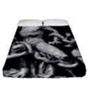 Laocoon Sculpture Over Black Fitted Sheet (King Size) View1