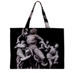 Laocoon Sculpture Over Black Zipper Mini Tote Bag