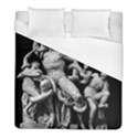 Laocoon Sculpture Over Black Duvet Cover (Full/ Double Size) View1