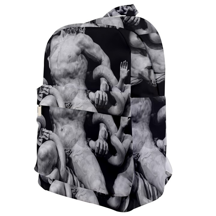 Laocoon Sculpture Over Black Classic Backpack