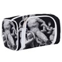 Laocoon Sculpture Over Black Toiletries Pouch View2