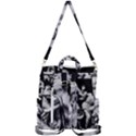 Laocoon Sculpture Over Black Crossbody Backpack View3