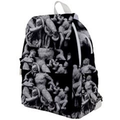 Laocoon Sculpture Over Black Top Flap Backpack