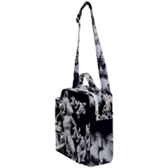 Laocoon Sculpture Over Black Crossbody Day Bag