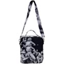 Laocoon Sculpture Over Black Crossbody Day Bag View3