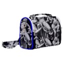 Laocoon Sculpture Over Black Satchel Shoulder Bag View2