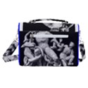 Laocoon Sculpture Over Black Satchel Shoulder Bag View3