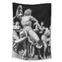 Laocoon Sculpture Over Black Large Tapestry View1