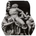 Laocoon Sculpture Over Black Car Seat Back Cushion  View1