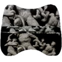 Laocoon Sculpture Over Black Velour Head Support Cushion View2